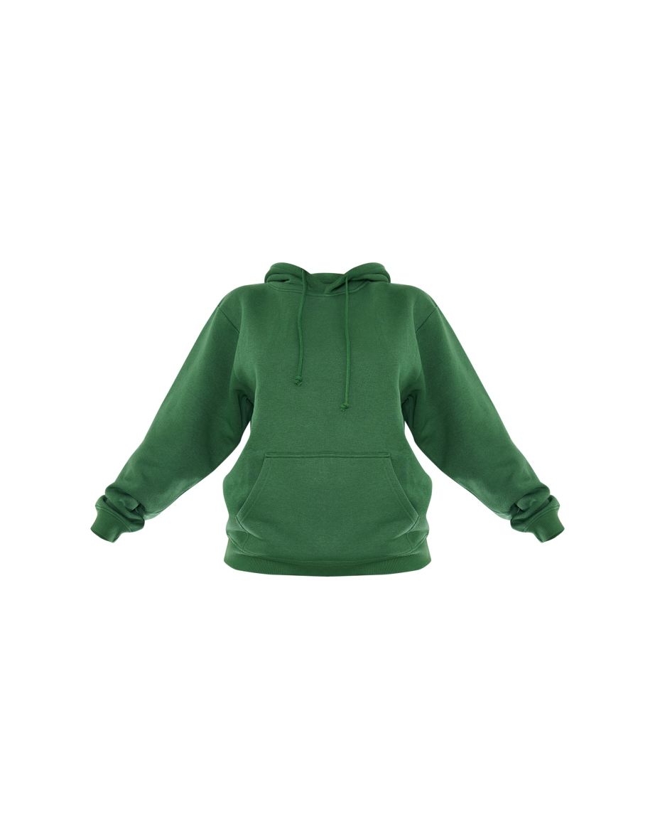 Forest Green Oversized Fit Sweat Hoodie - 4