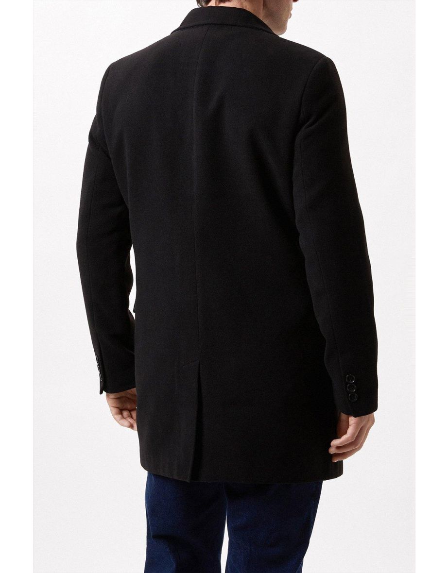 Faux Wool Overcoat - 2