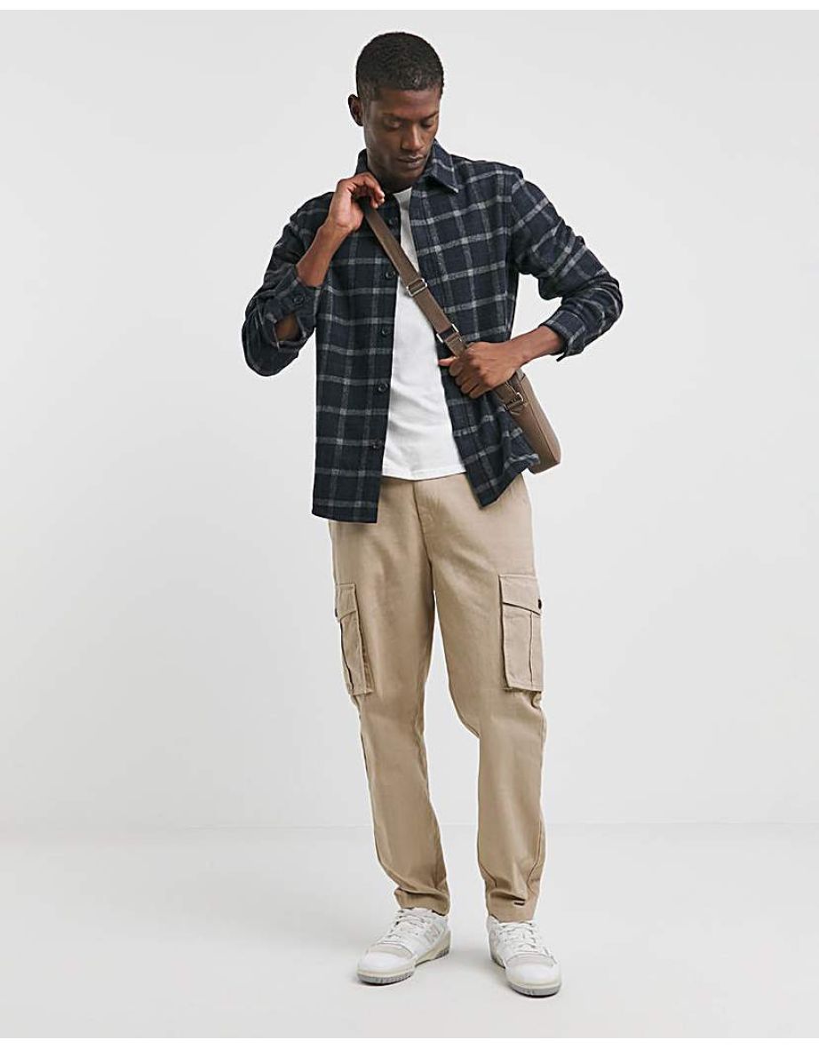 Double Pocket Check Overshirt