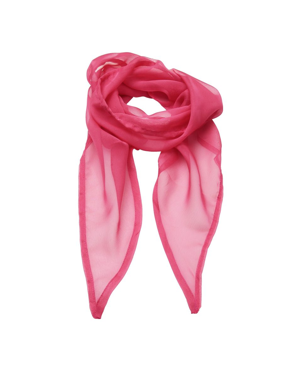 Premier Ladies/Womens Work Chiffon Formal Scarf - Fuchsia