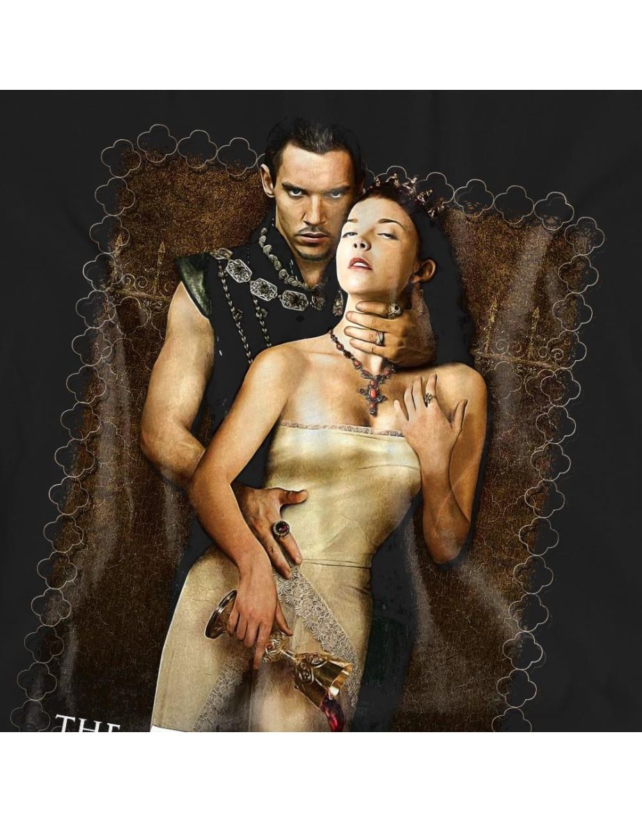 The Tudors Unisex Adult Spilt Wine T-Shirt - Black - 3