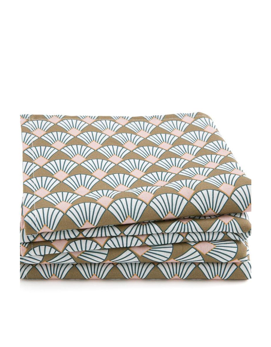 Set of 4 Myrina Palmette Polycotton Napkins