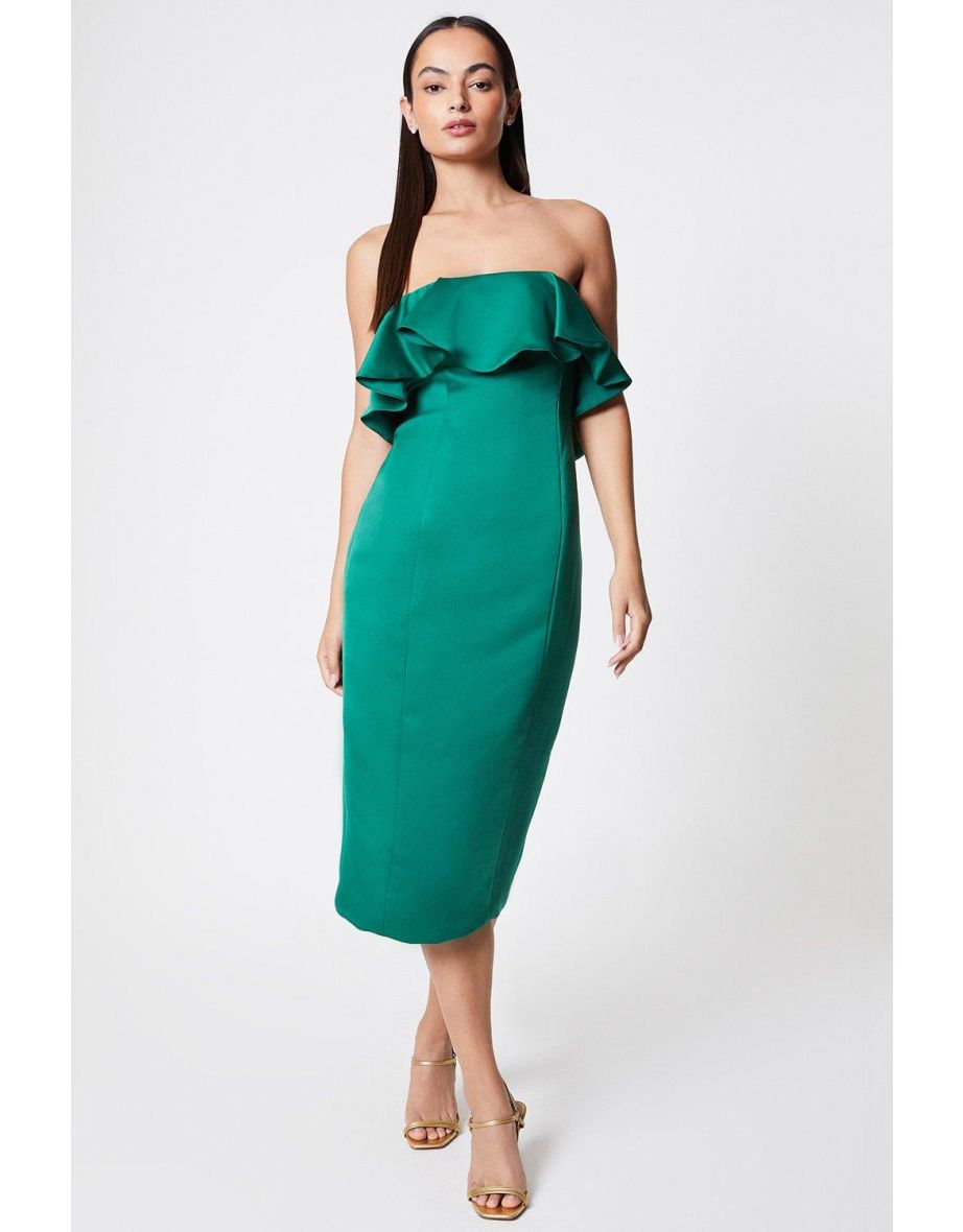 Ruffle Bandeau Dress