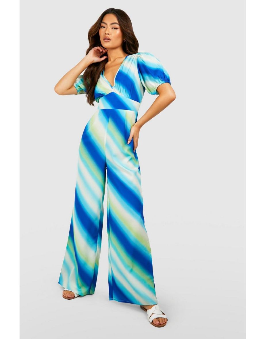 Ombre Jumpsuit - blue