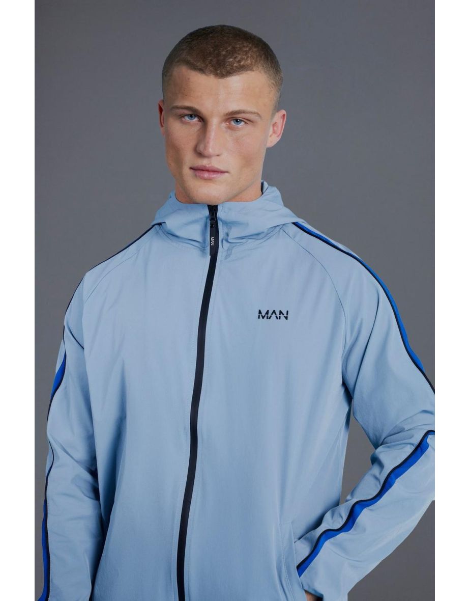 Man Active Colour Block Windbreaker - 2
