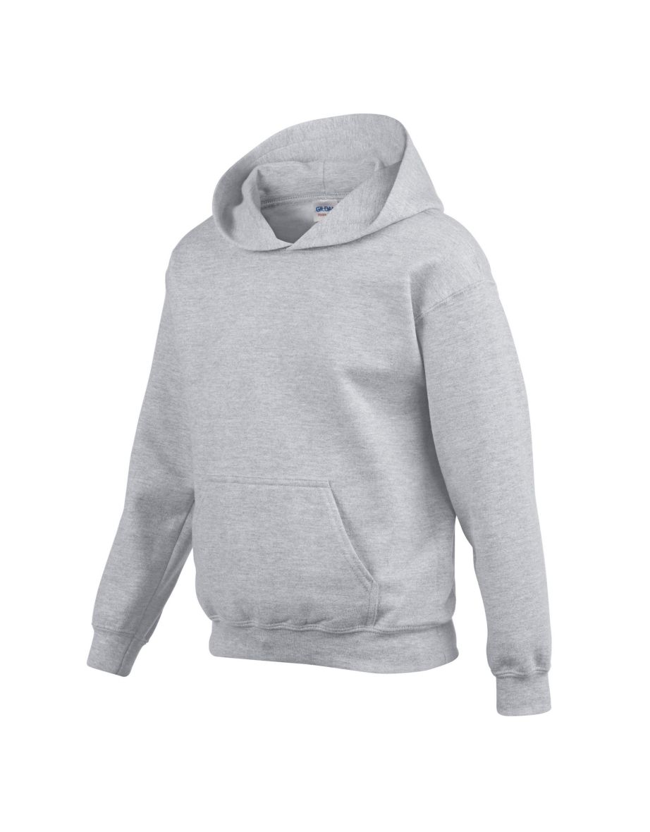 Gildan Childrens/Kids Heavy Blend Hoodie - Sports Grey - 2