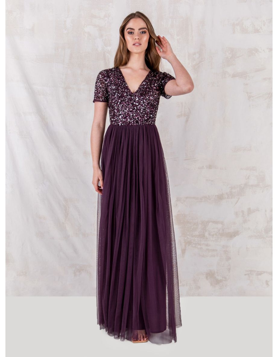Maya berry dress clearance
