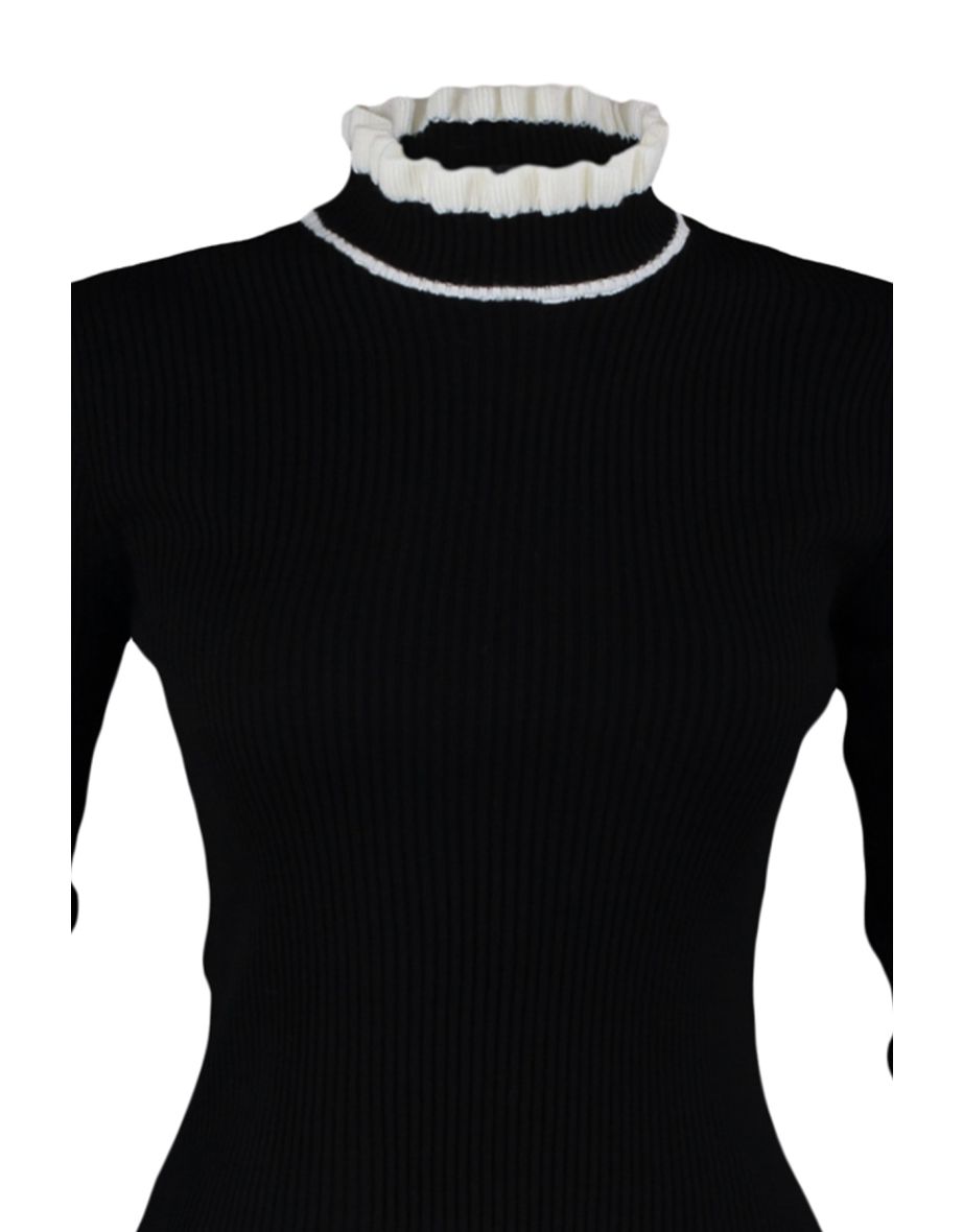 Sweater - Black - Regular fit - 7