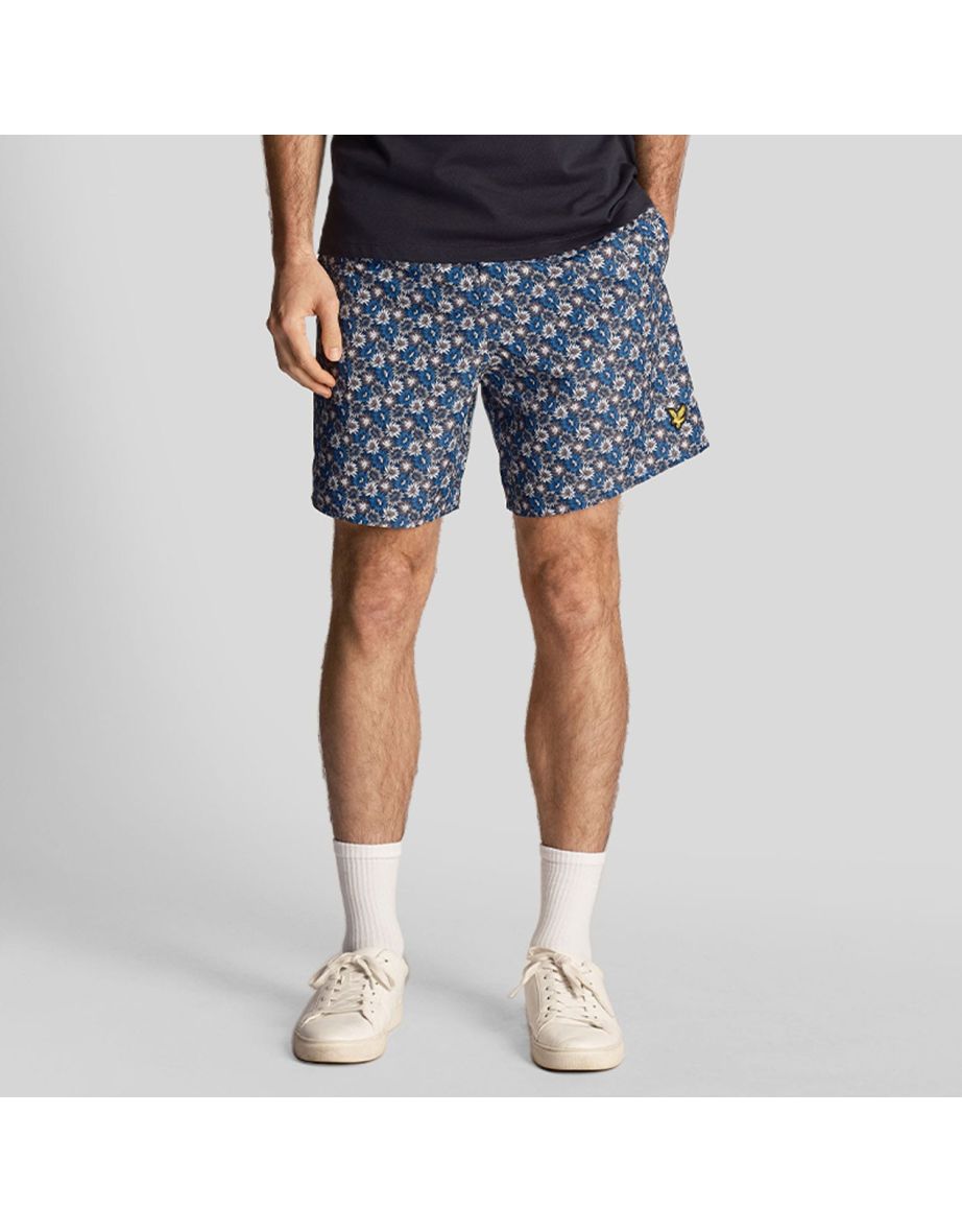 Boy's Lyle And Scott Juniors Swim Shorts in Blue