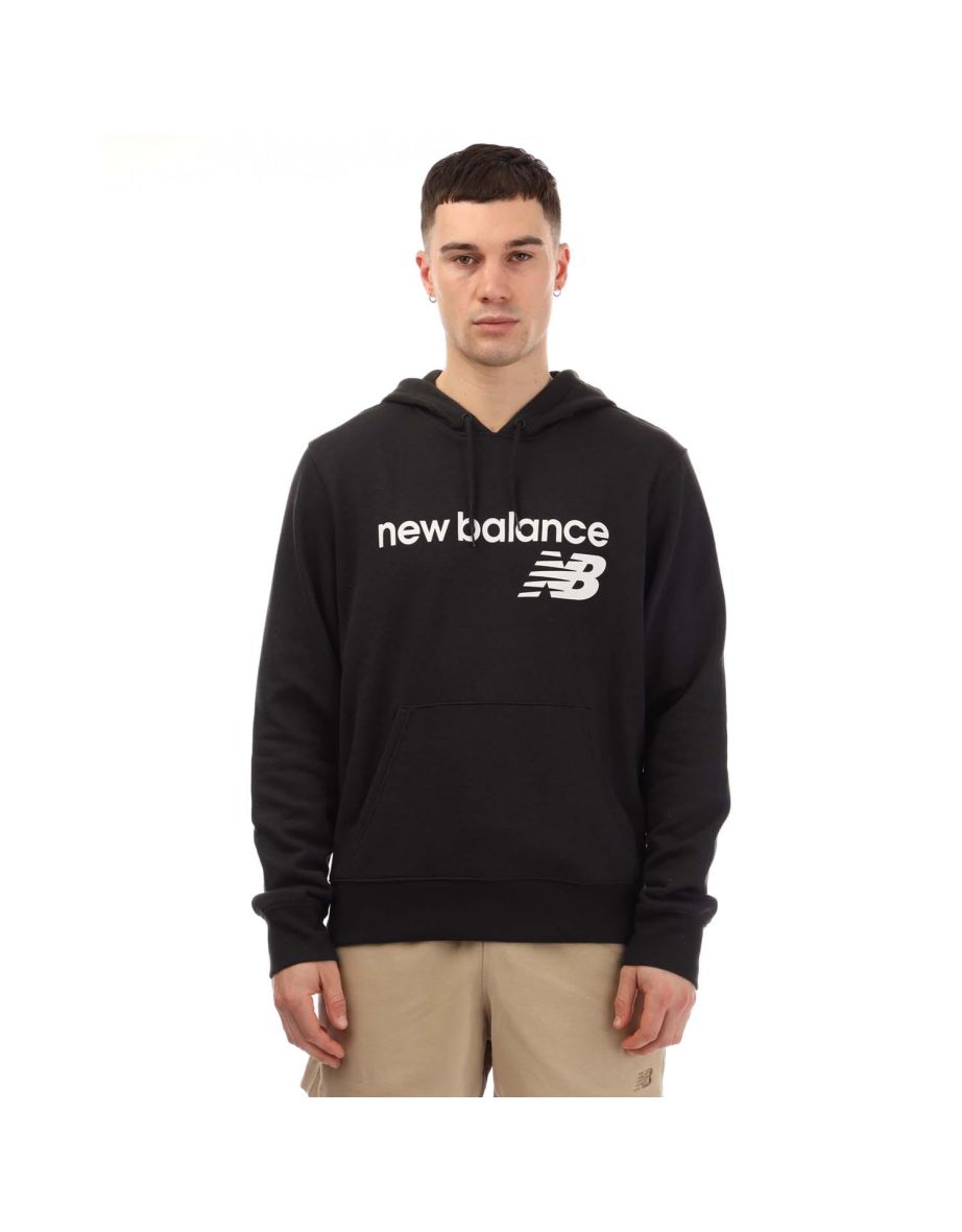 Men's New Balance Classic Core Fleece Hoodie in Black