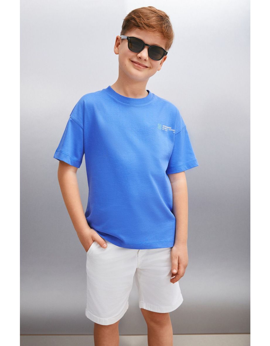 REMY Men's Saks Blue T-Shirt