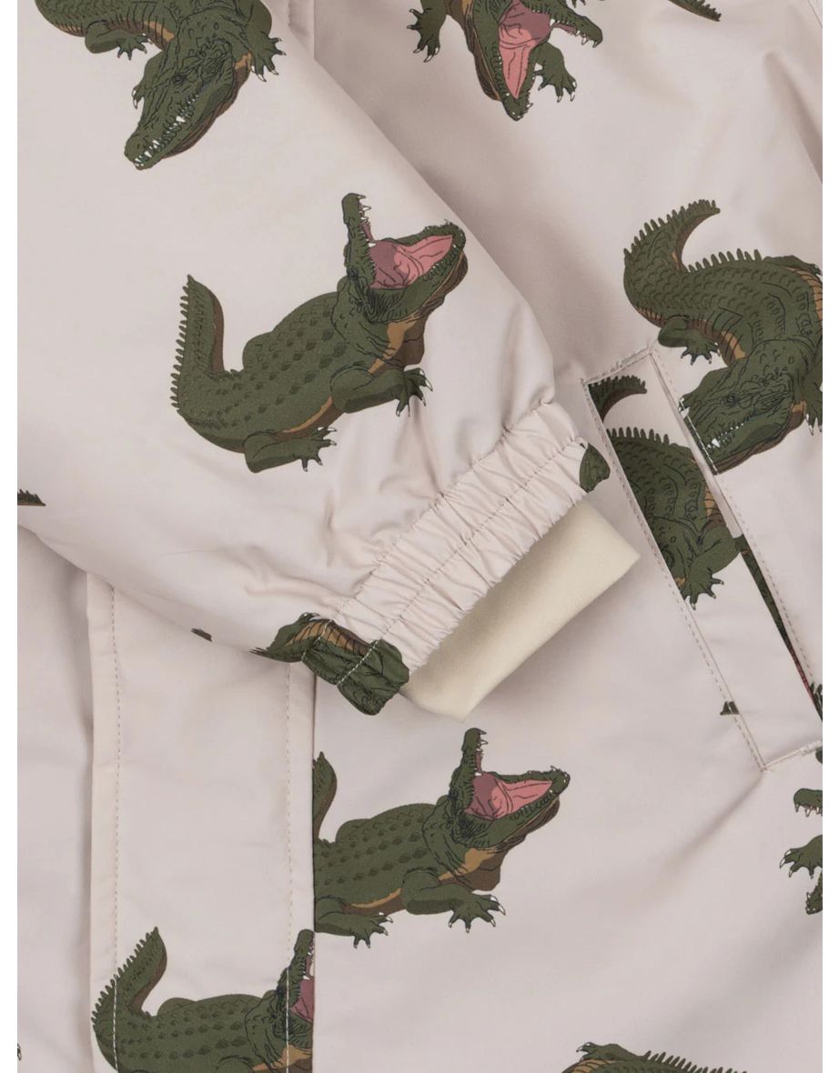 Konges Sløjd Kids Crocodile Nohr Snowsuit in Ivory - 4