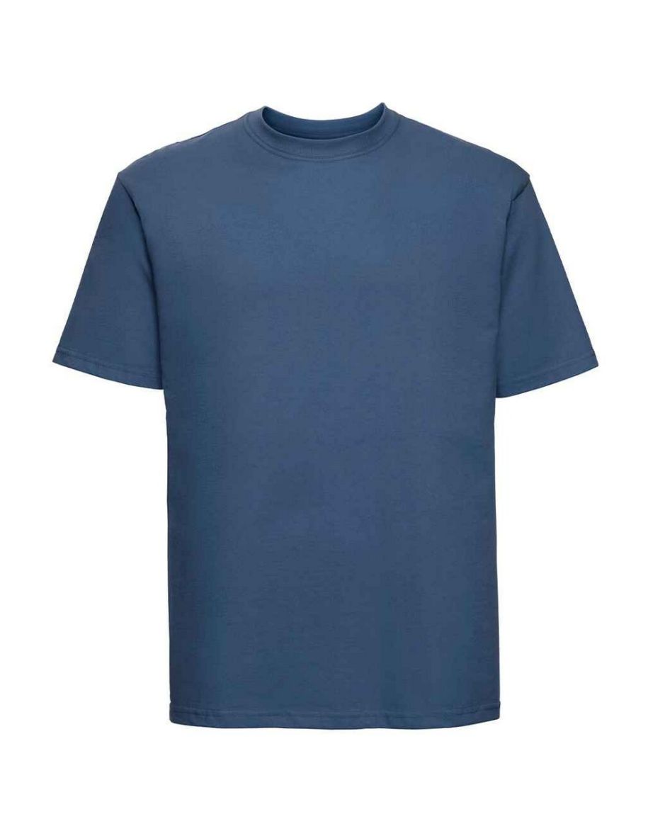 Russell Mens Ringspun Cotton Classic T-Shirt - Indigo Blue