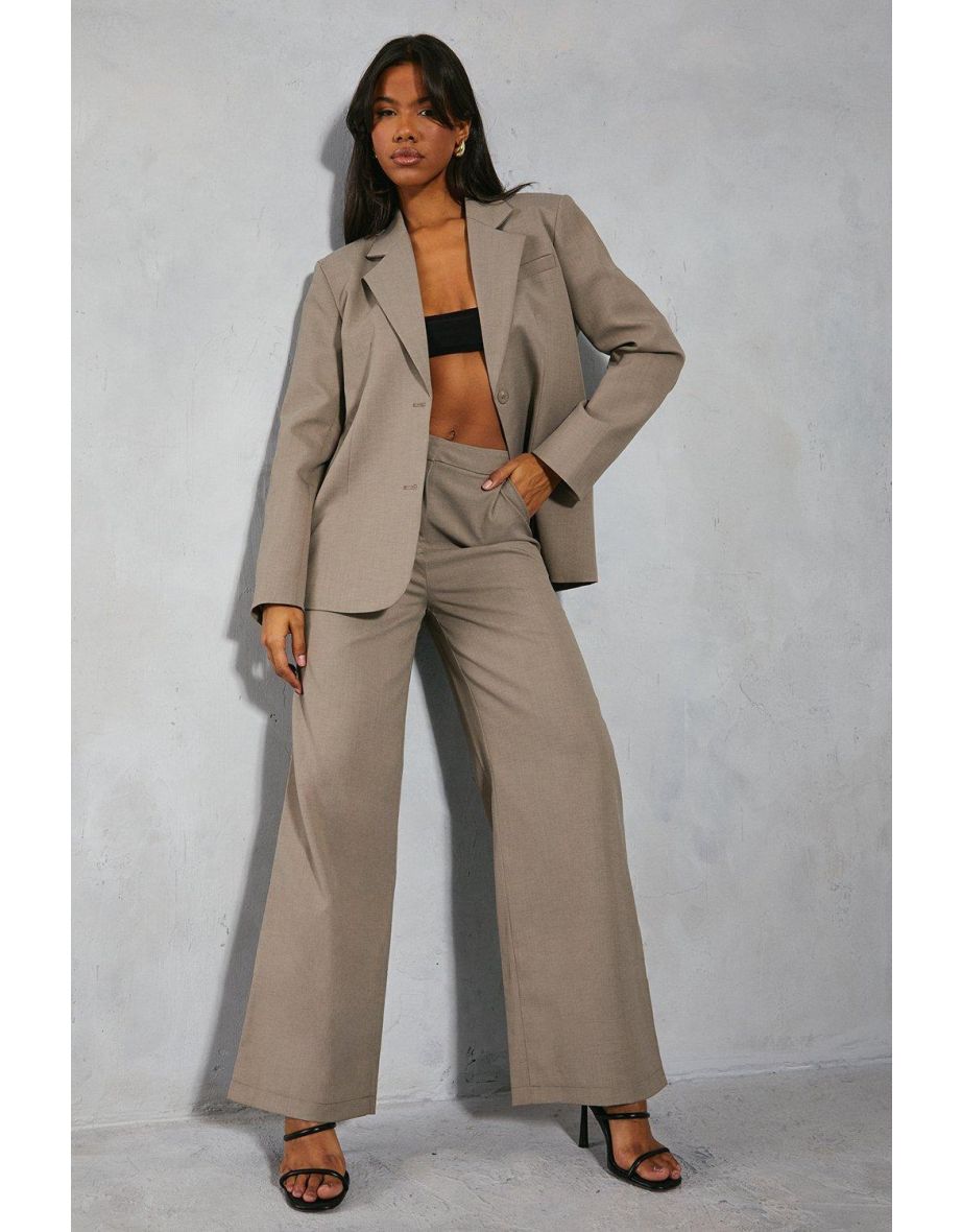 Tailored Wide Leg Trousers
