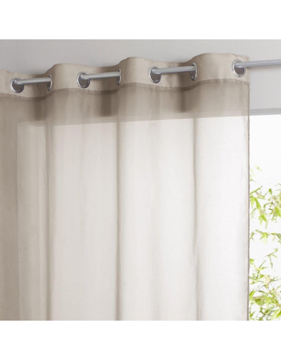 Limpo Single Voile Panel with Eyelet Header