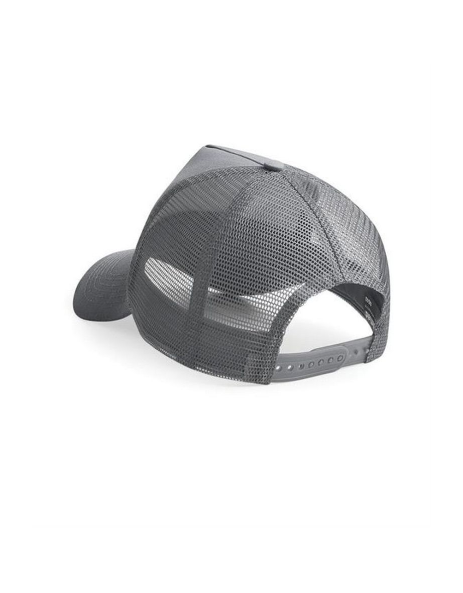 Beechfield Mens Half Mesh Trucker Cap / Headwear - Graphite Grey/Graphite Grey - 1
