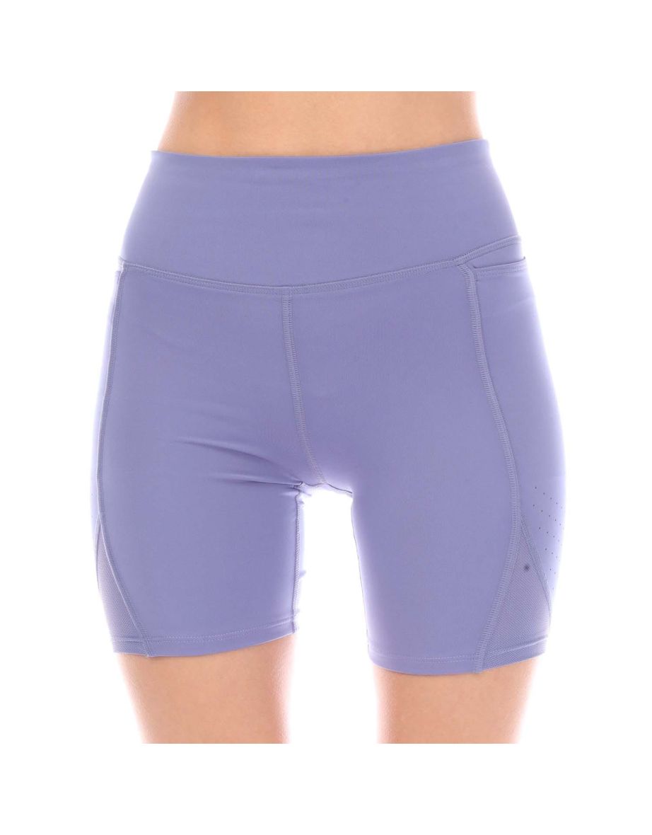 Women's Under Armour UA Run Stamina Half Tights Shorts in Purple