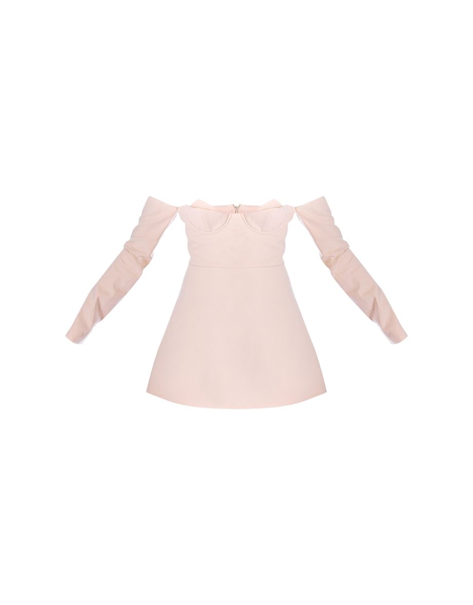 Club L London Off Shoulder A-Line Mini Skater Dress - 4