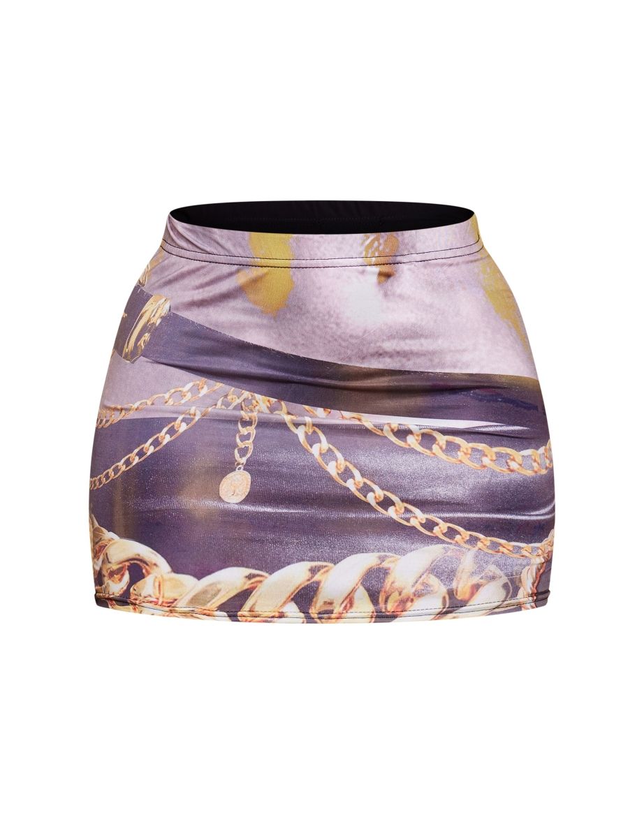 Bodycon Mini Skirt - 5