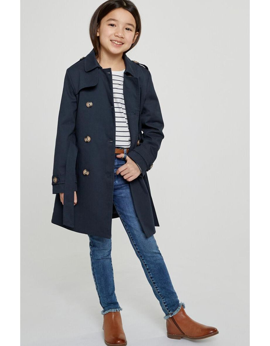Les Signatures - Cotton Belted Trench Coat