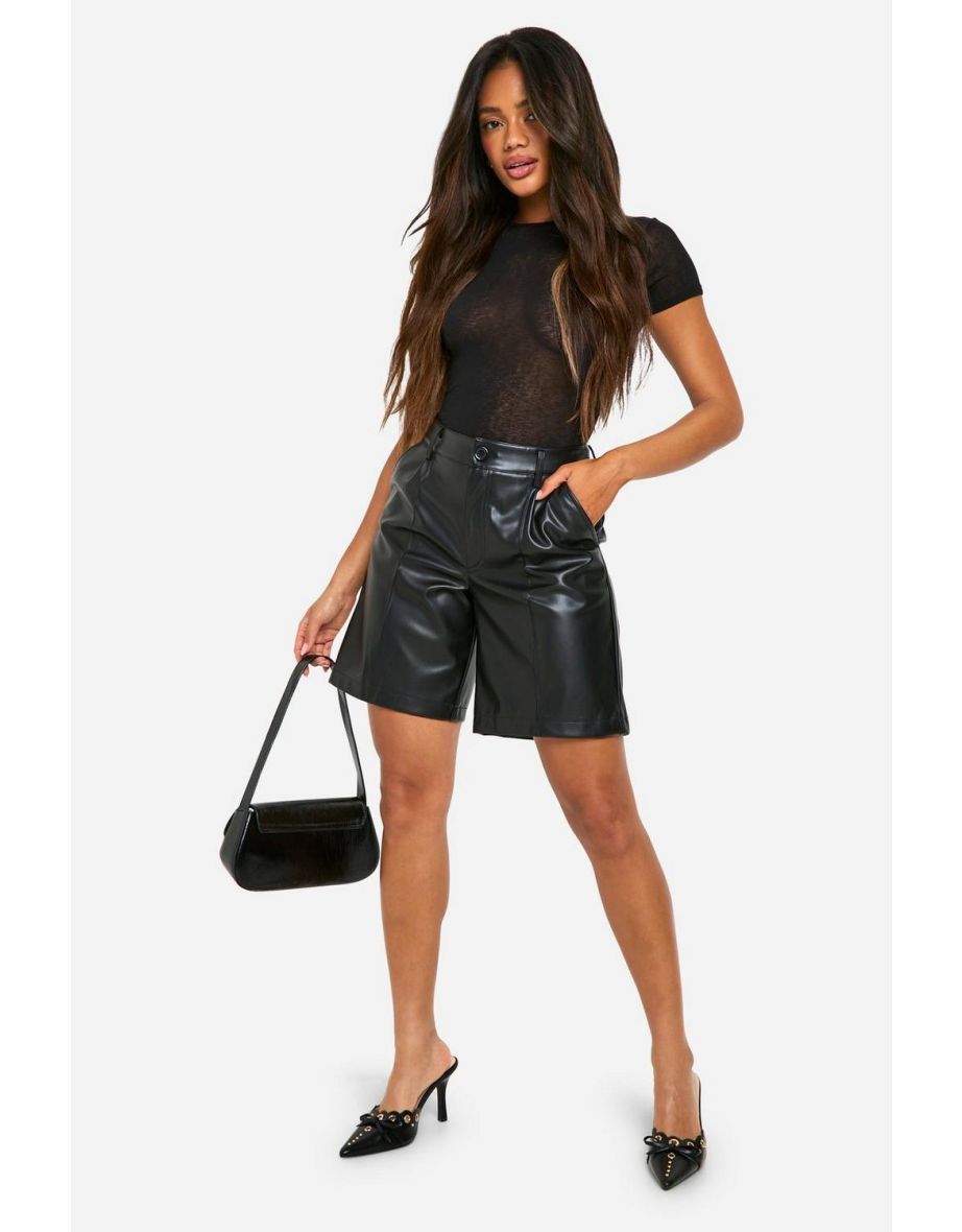 Pu Longline Bermuda Short