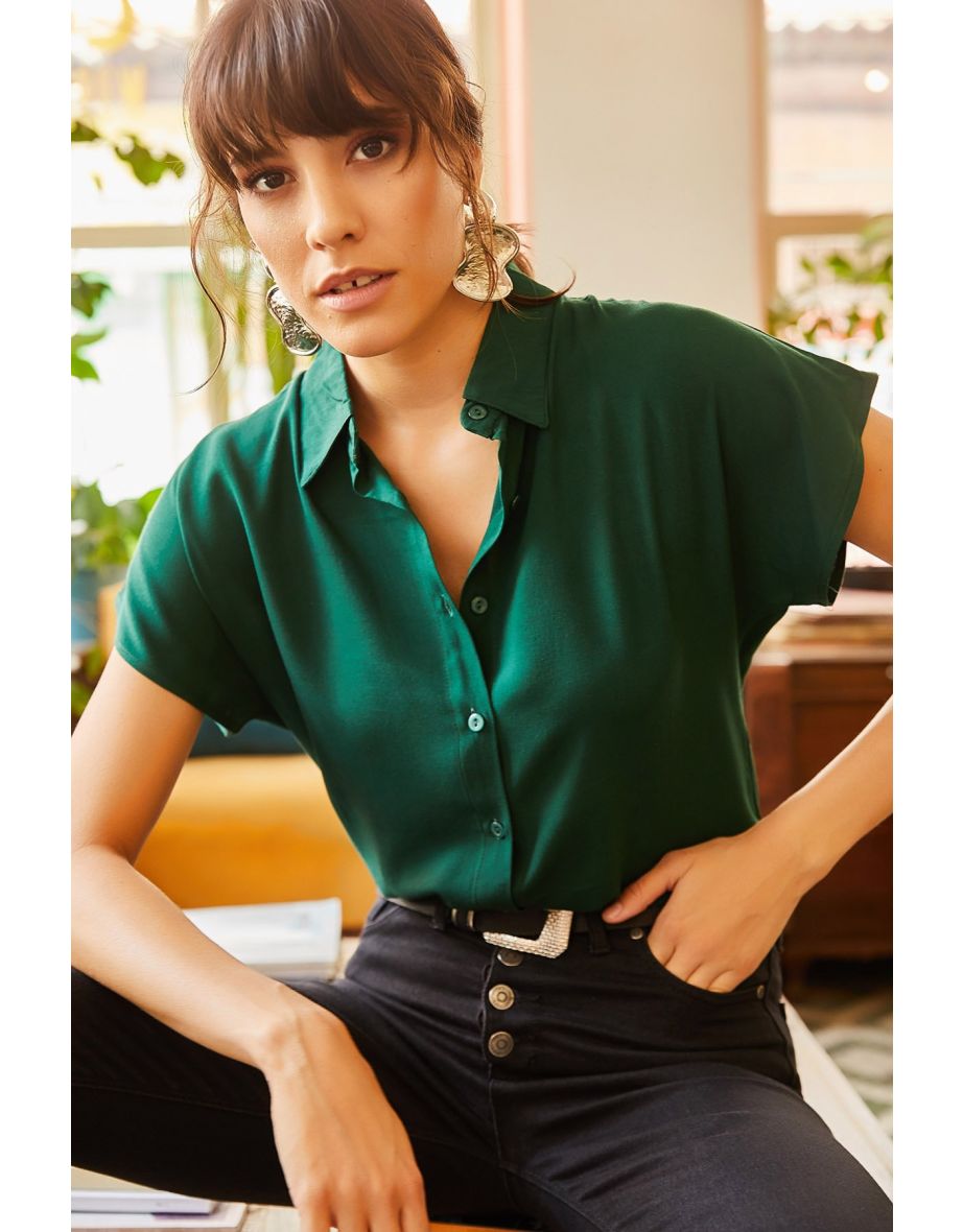 Shirt - Green - Regular fit