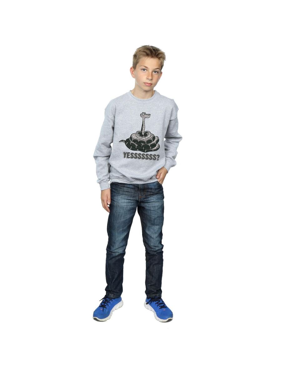 Disney Boys The Jungle Book Kaa Yesssss Sweatshirt - Sports Grey - 5