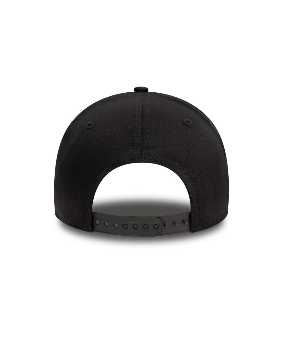 New Era Mens New York Yankees 9FORTY Stretch Snap Baseball Cap - Black - OSFM - 3