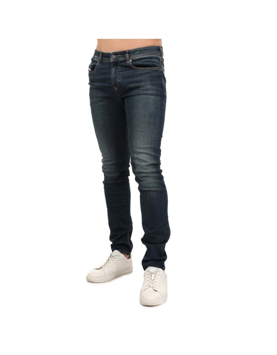 Men's Diesel Sleenker Skinny Jeans in Blue