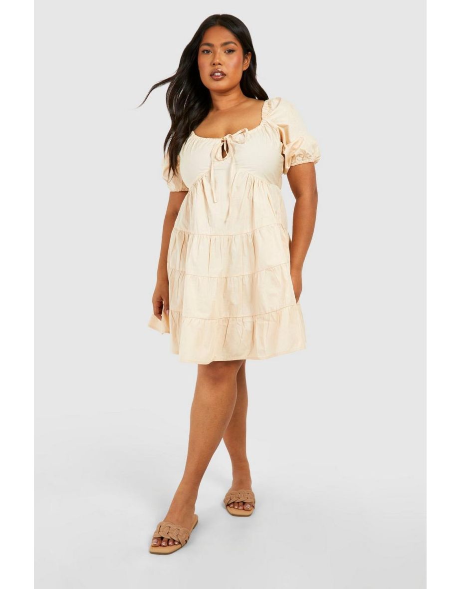 Plus size smock dress uk best sale