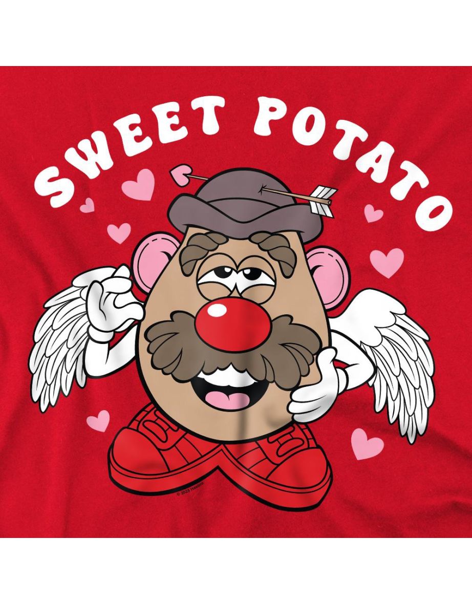 Mr Potato Head Mens Sweet Potato T-Shirt - Red - 3
