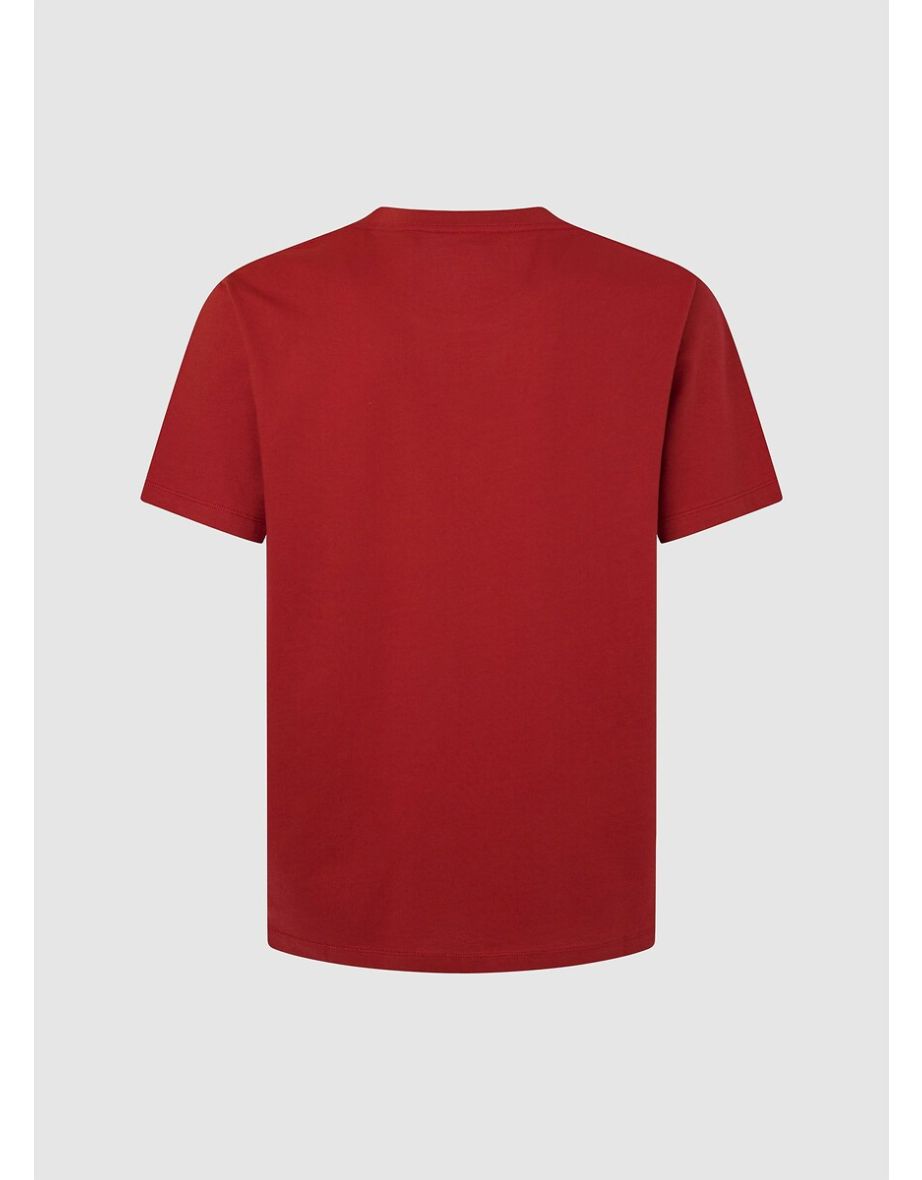 Eggo Logo Print T-Shirt in Cotton with Crew Neck - 1