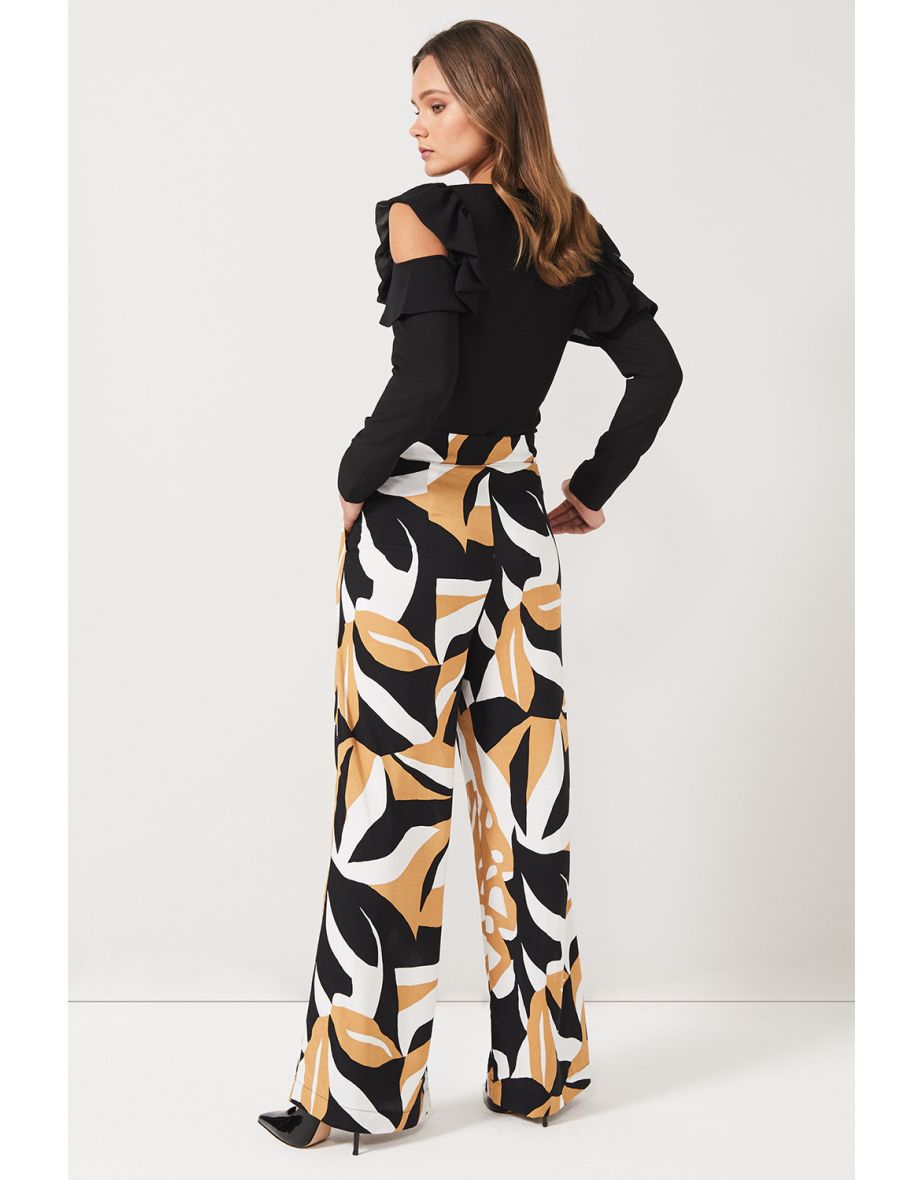 BYV London Multi Colored Wide Leg Pant - 3