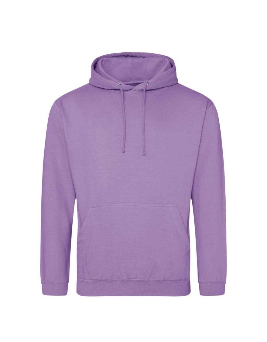 Awdis Unisex Adult College Hoodie - Digital Lavender