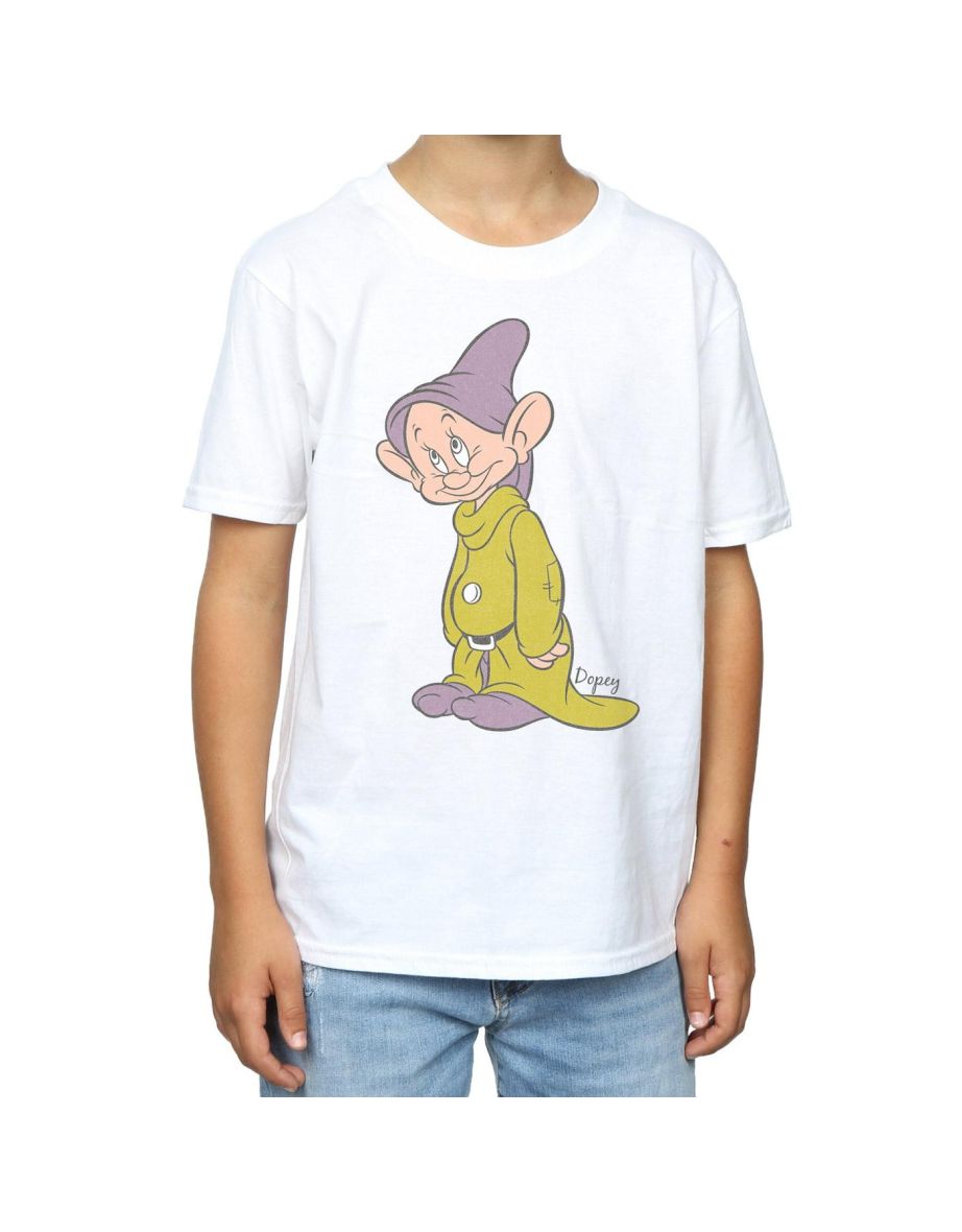 Disney Boys Classic Dopey T-Shirt - White - 3
