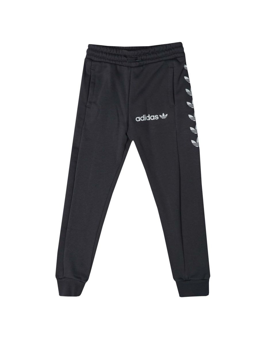 Black adidas joggers online junior