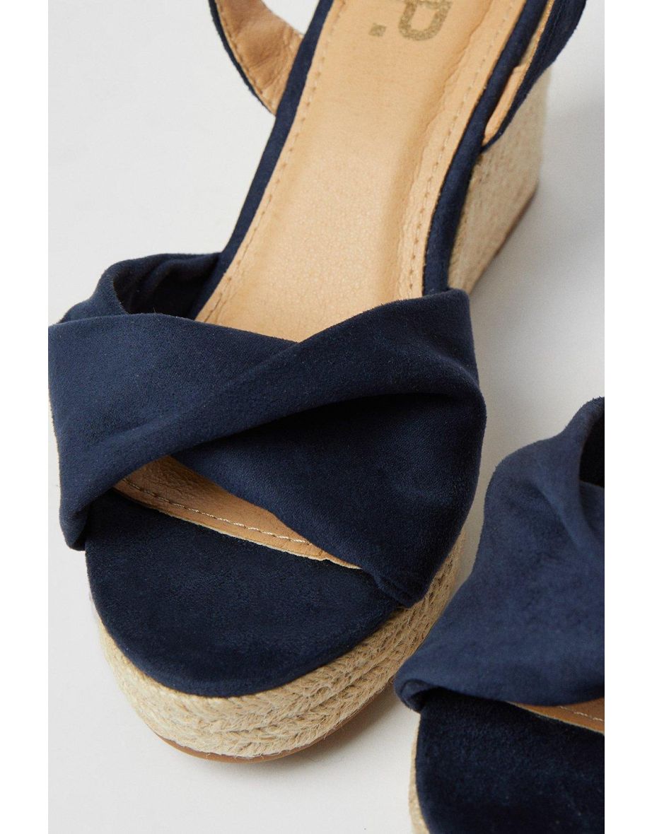 Extra Wide Fit River Twist Front Wedges - 3