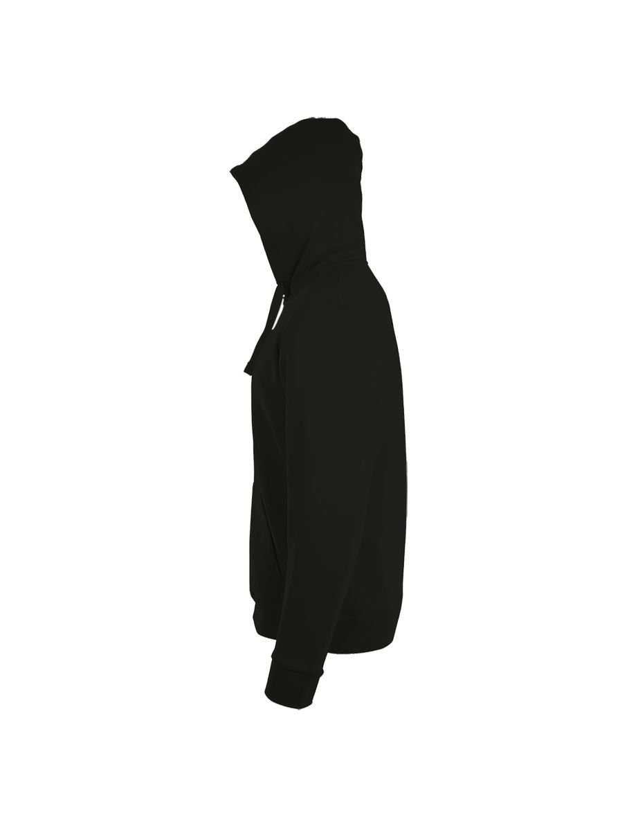 SOLS Mens Stone Zip Up Plain Hoodie - Black - 2