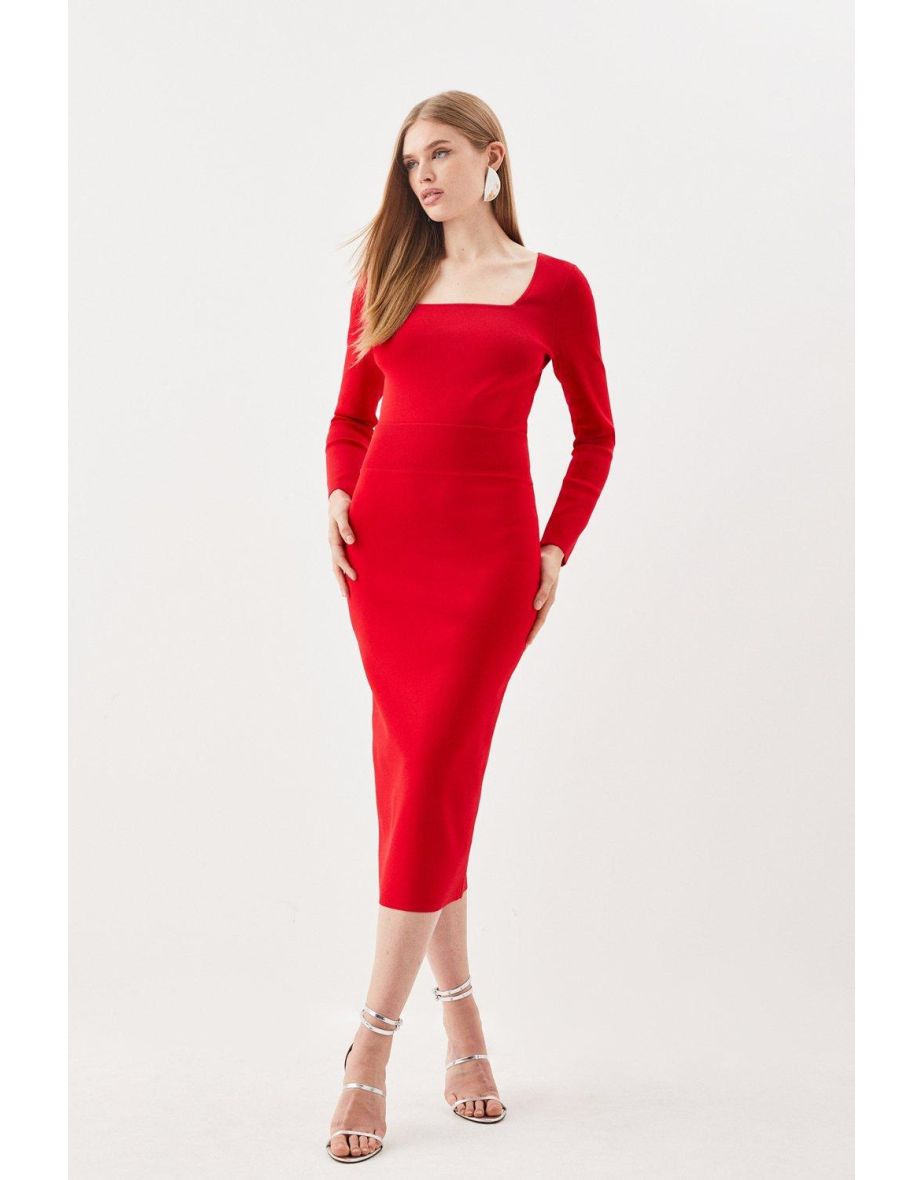 Body Contouring Knit Skirt - 2