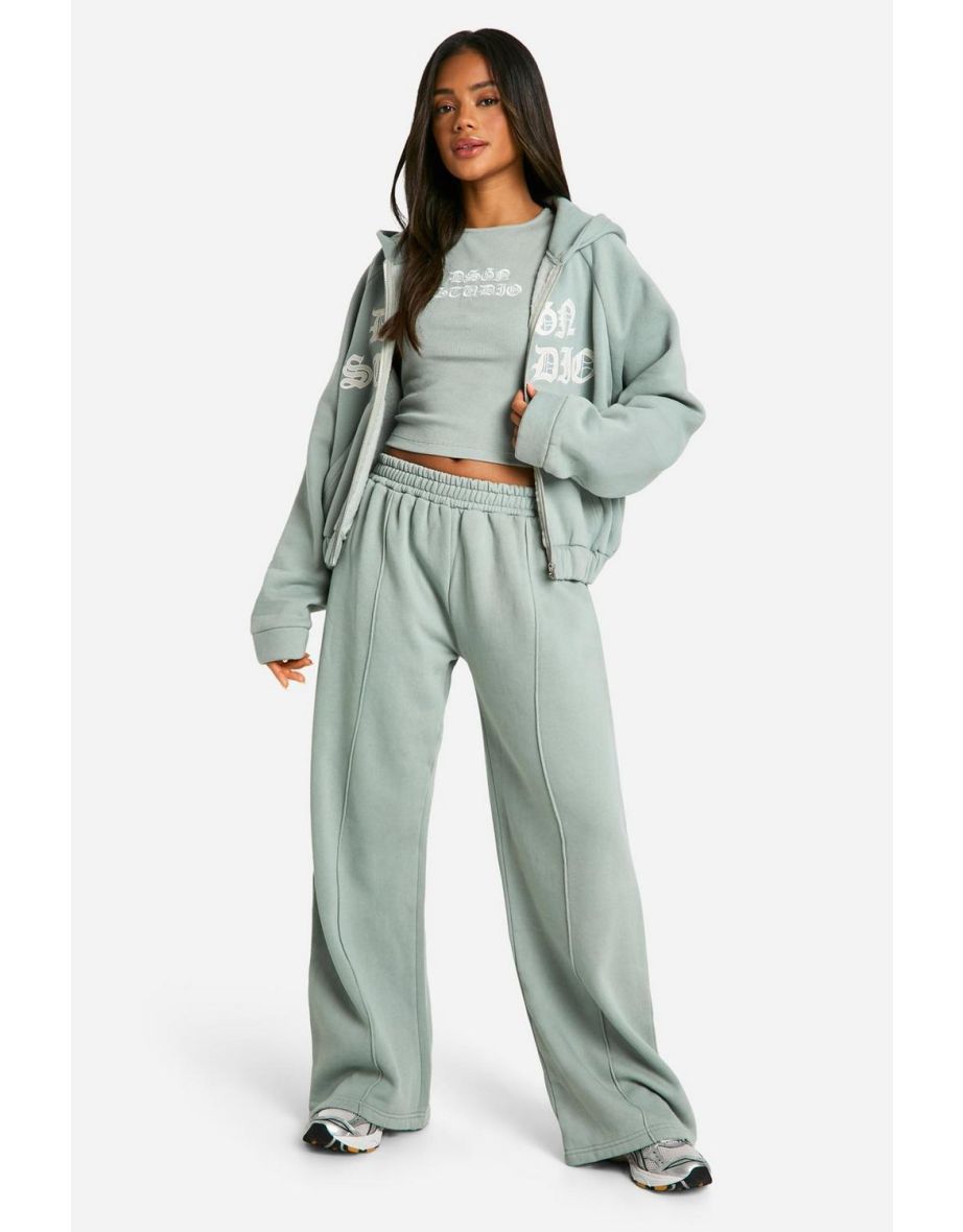 Dsgn Studio Bum Applique Straight Leg Washed Jogger