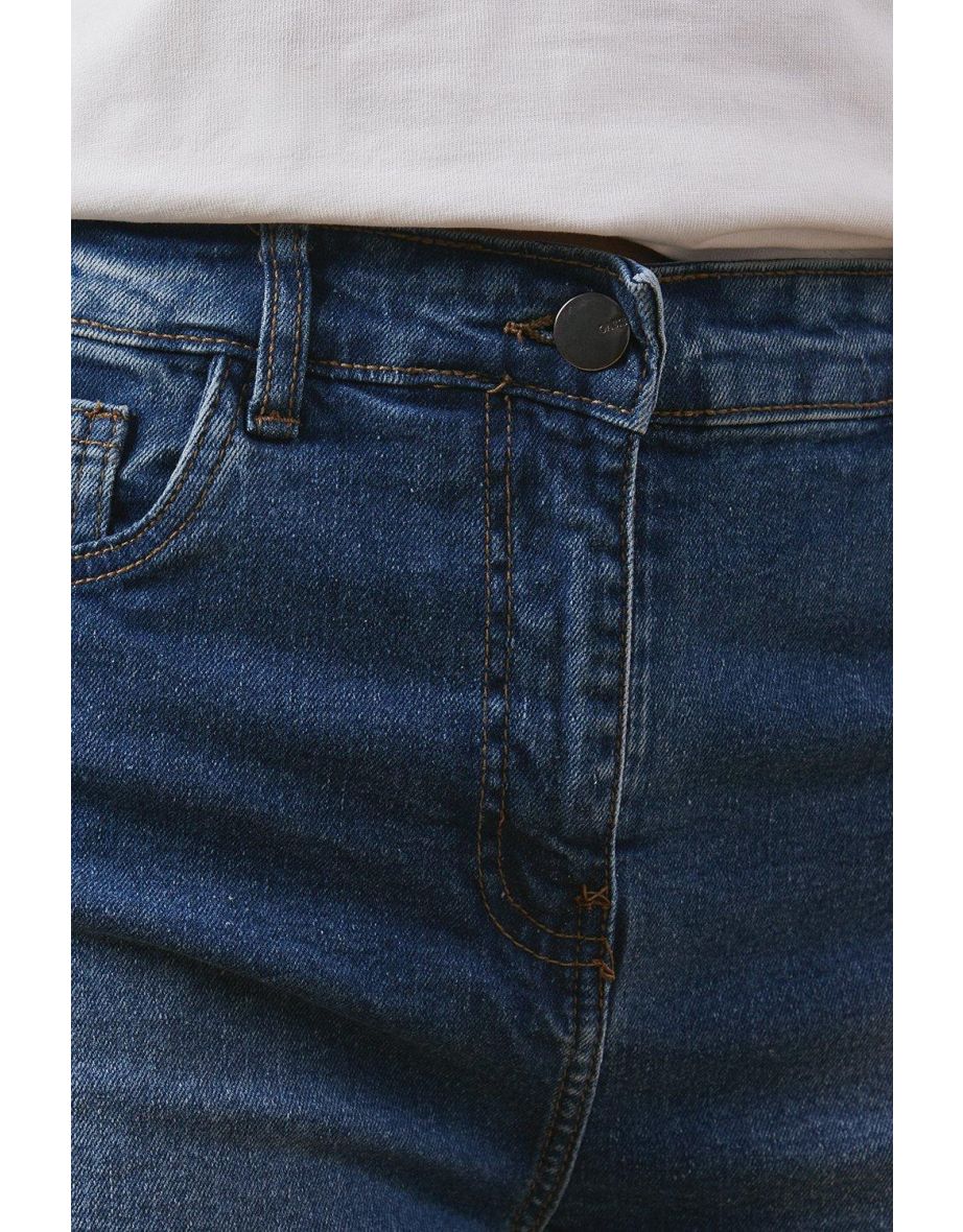 Oasis Blue Denim Straight-Cut Jeans - 3