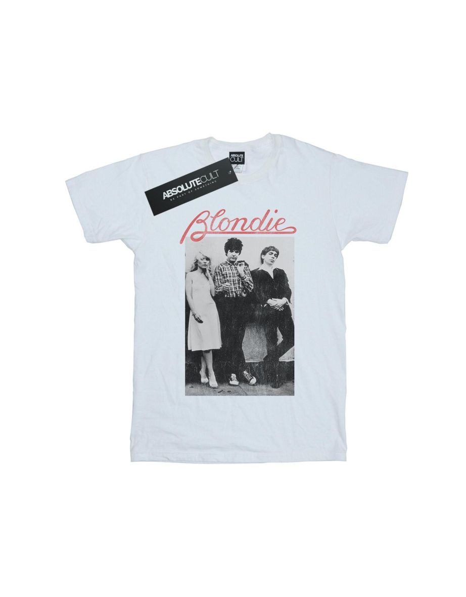Blondie Boys Distressed Band T-Shirt - White