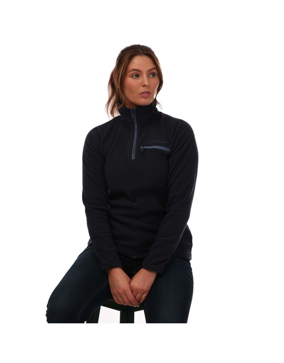 Women's Berghaus Prism 2.0 Micro Half Zip Fleece in Blue - 3