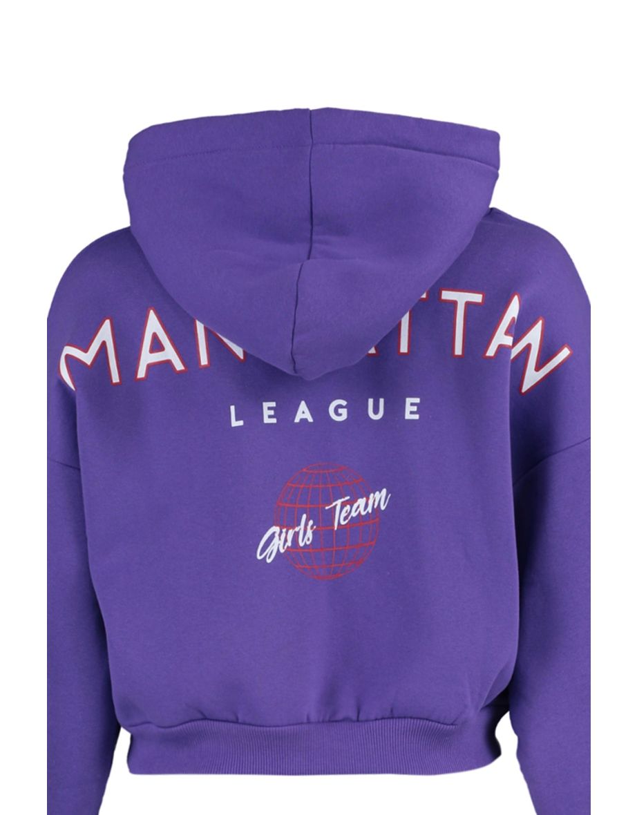 Sweatshirt - Purple - Relaxed fit - 6
