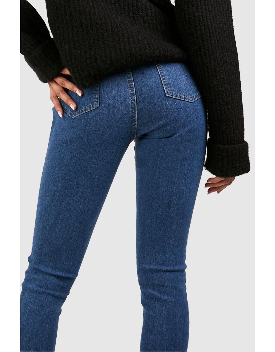 Tall Vintage Wash High Waisted Skinny Jeans - 3