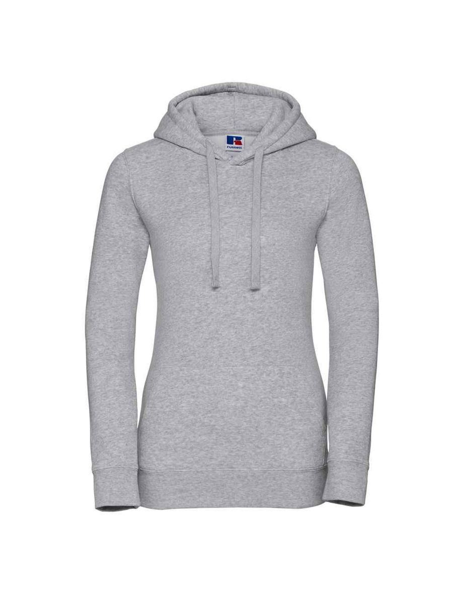 Russell Womens/Ladies Authentic Hoodie - Light Oxford