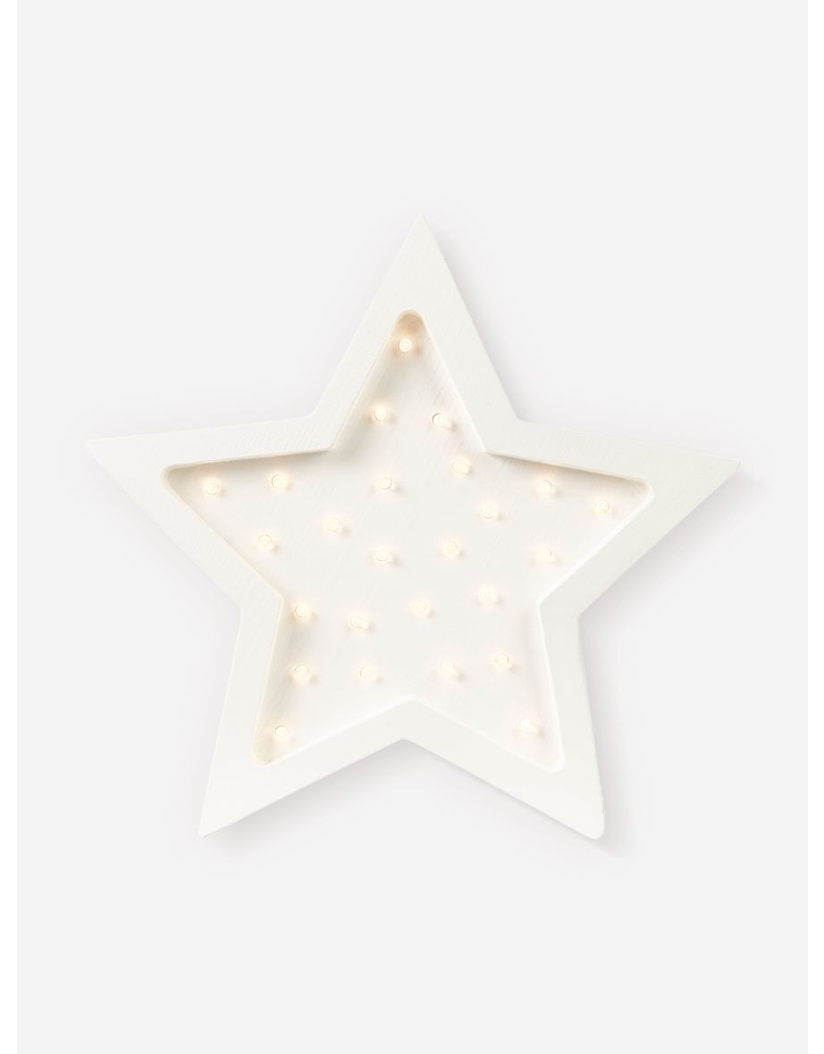 Star Lamp in White (29×29x5.5 cm)