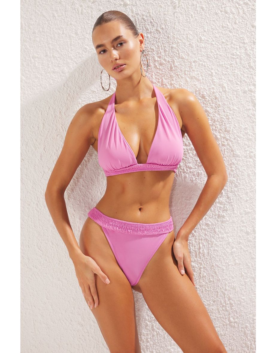 Pink Triangle Regular Bikini Set