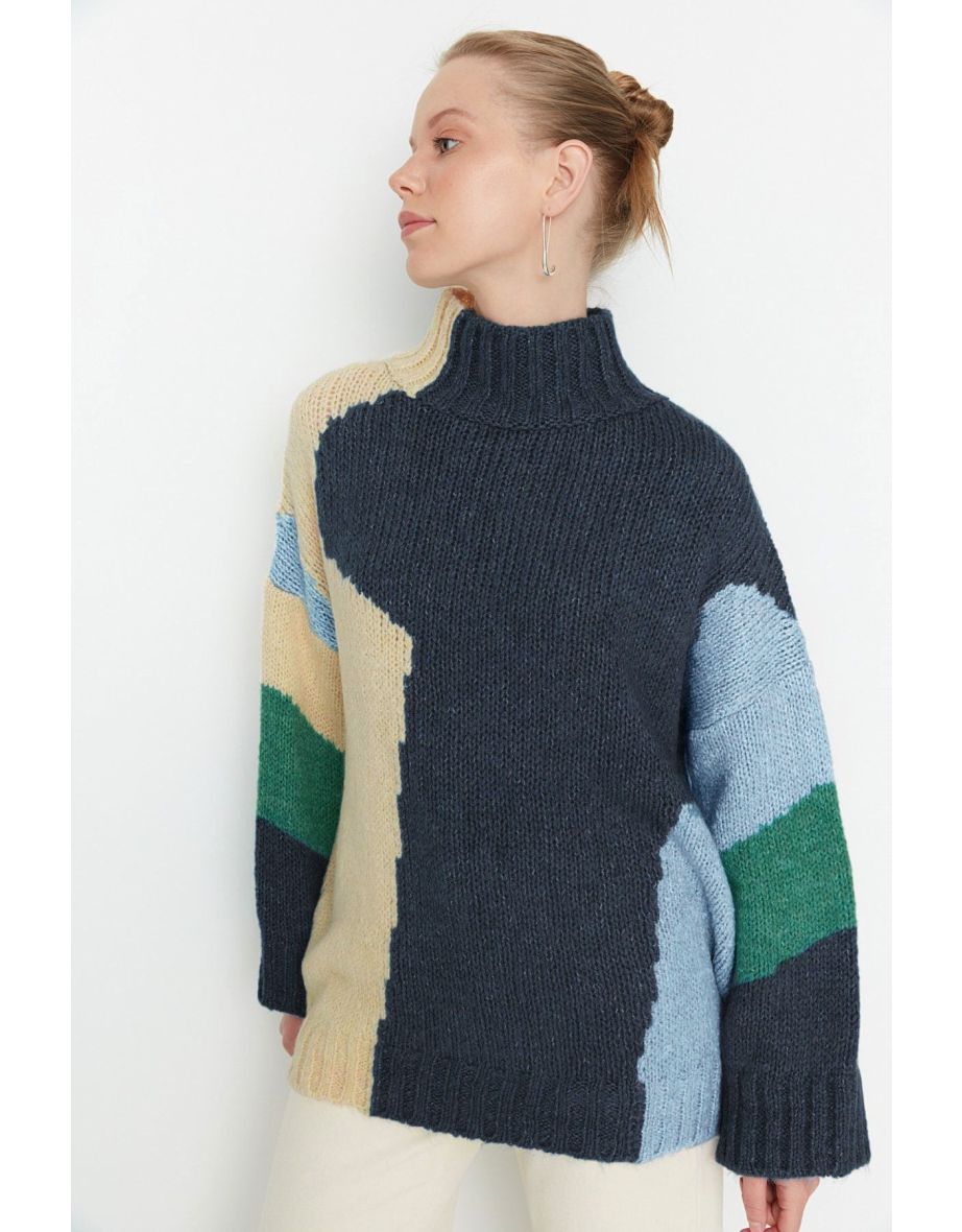 Sweater - Blue - Regular fit