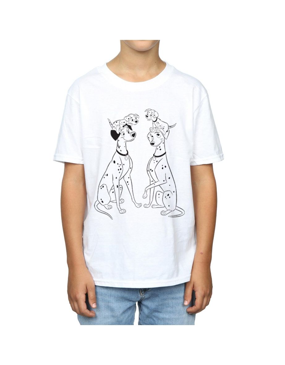 Disney Boys 101 Dalmatians Family T-Shirt - White - 3